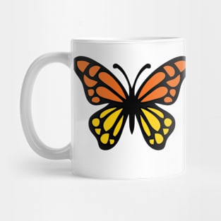 Pretty Butterfly Emoticon Mug